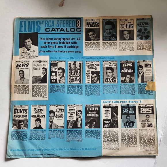 Elvis Presley Blue Hawaii Vinyl Record - Picture 3 of 6